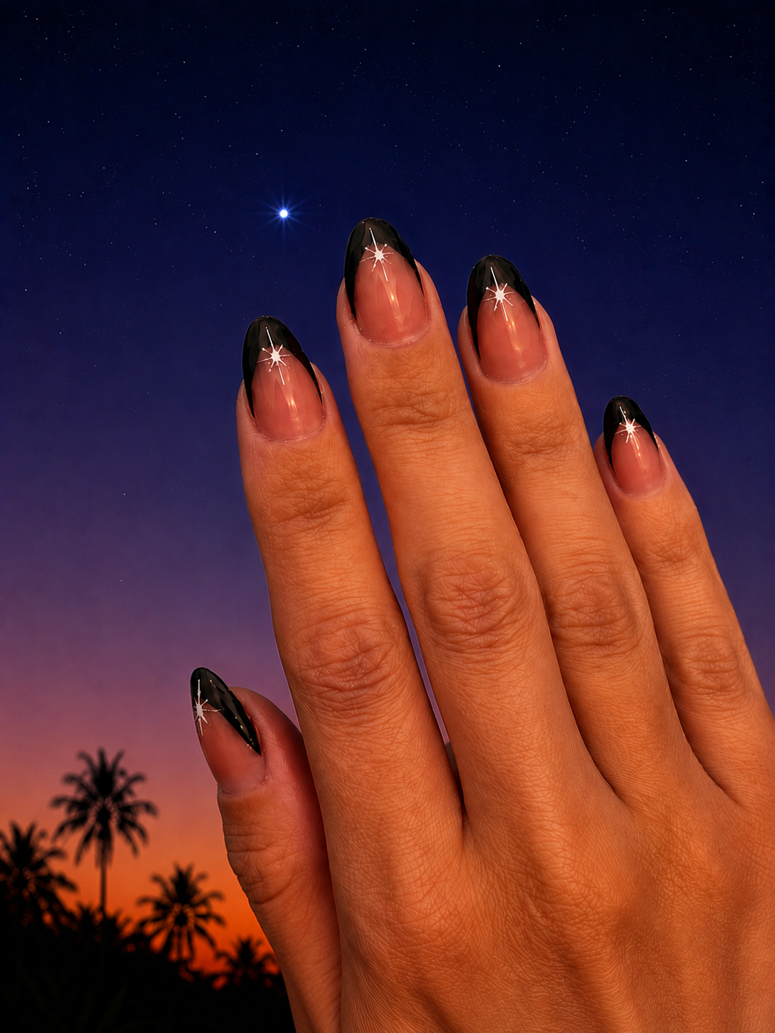 North Star ~ Luxe Mani ~ Press on Nails